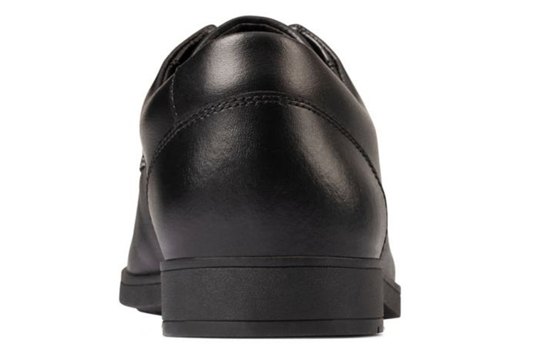 Clarks Scala Step Y Black Leather Boys School Shoes