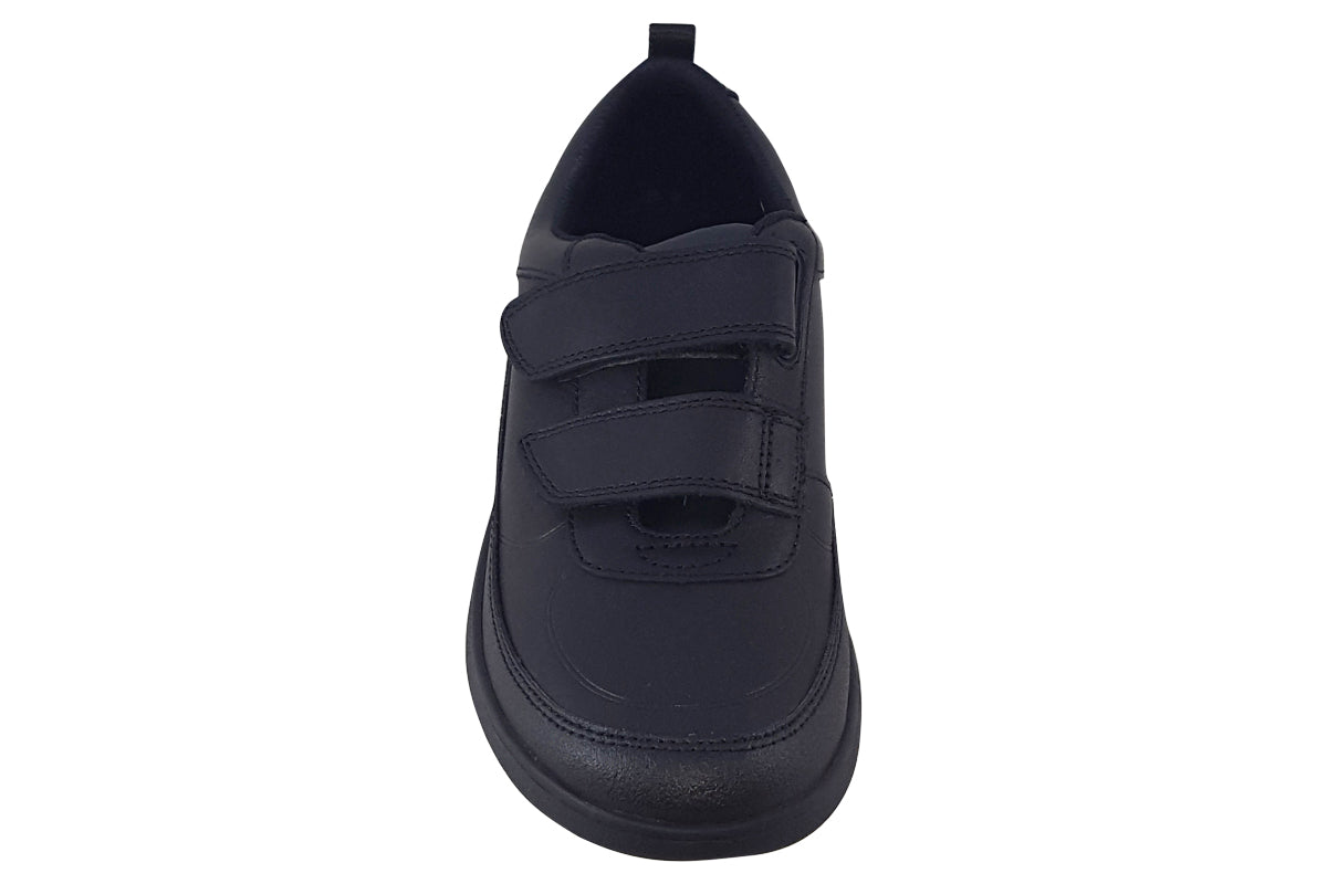 clarks scape flare y black leather boys sandals top