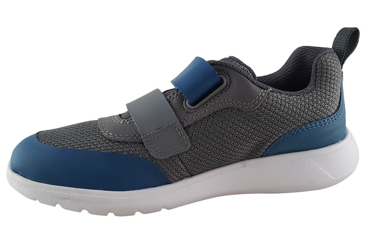 Clarks Scape Flex K Blue Combi Boys Sports