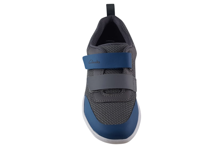 Clarks Scape Flex K Blue Combi Boys Sports