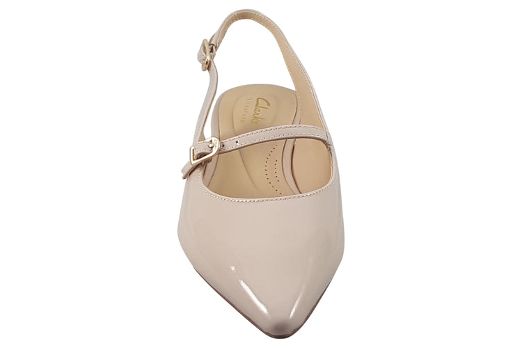 Clarks SENSA15 SHINE Sand Patent Womens Shoes