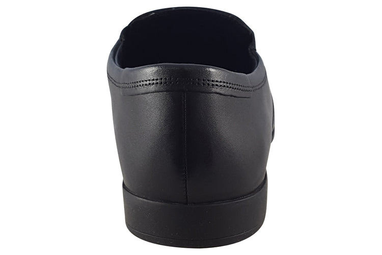 Clarks Sidton Edge Black Leather Mens Shoes