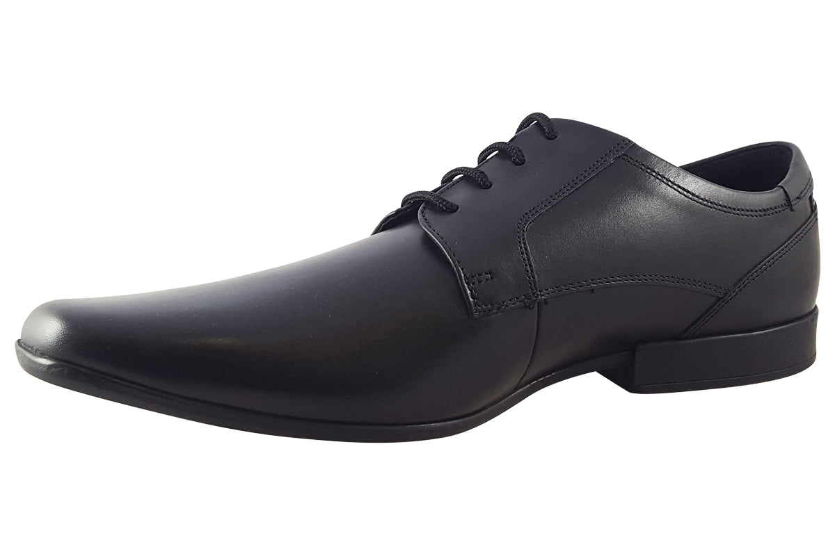 clarks-sidton-lace-black-leather-mens-shoes-left