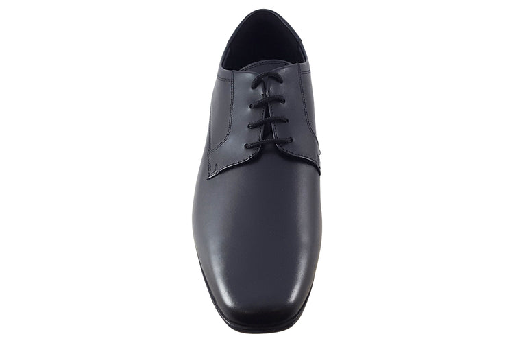 Clarks Sidton Lace Black Leather Mens Shoes