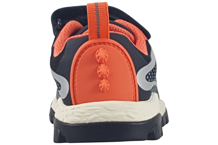 Clarks Steggy2 Fly K Black/Orange Boys Sports