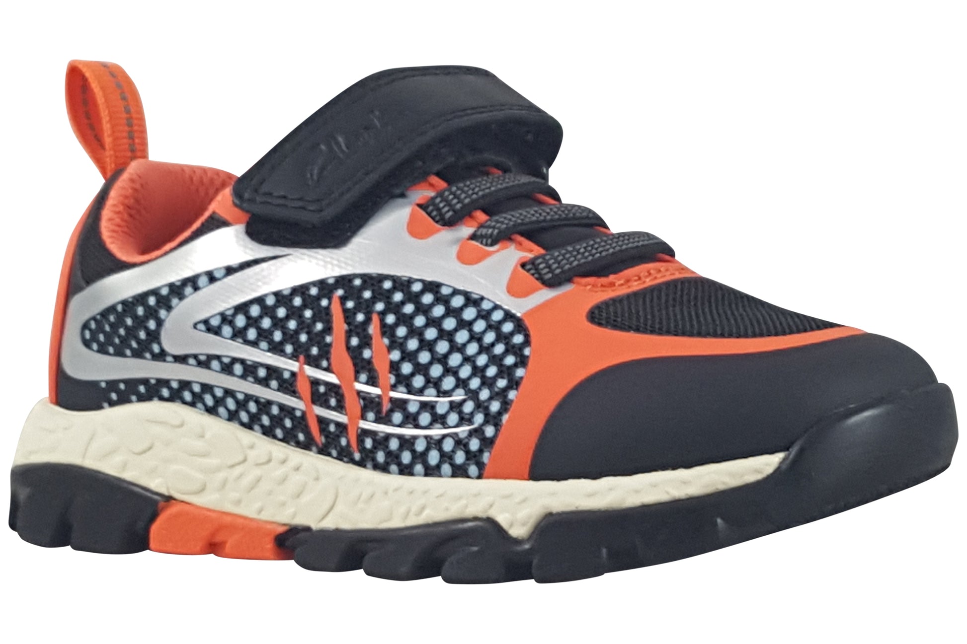 clarks-steggy2-fly-k-black-orange-boys-trainers-right