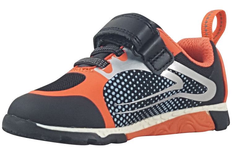 Clarks Steggy2 Fly T Black/Orange Boys Sports