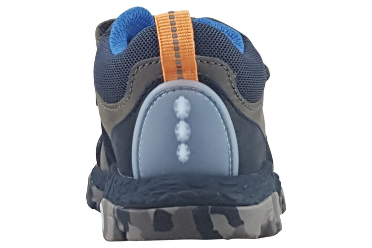 Clarks Steggy2 Glow K Navy Combi Boys Boots