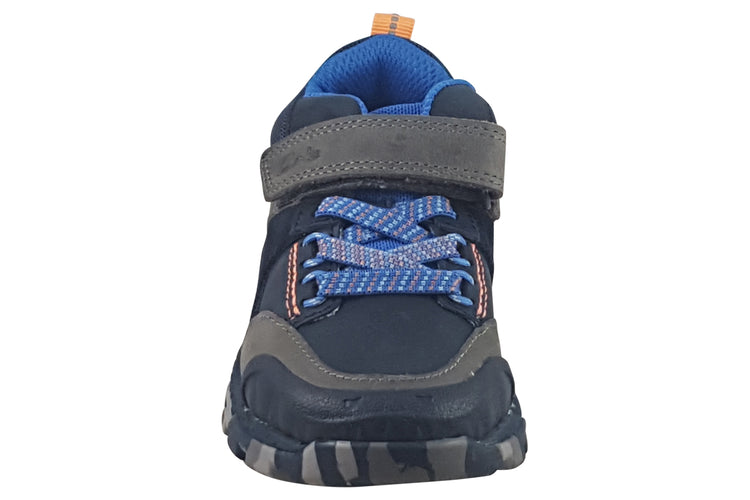 Clarks Steggy2 Glow K Navy Combi Boys Boots