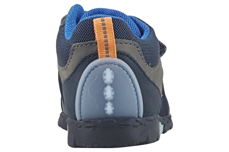 Clarks Steggy2 Glow T Navy Combi Boys Boots