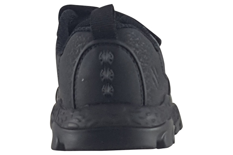 Clarks Steggy2 Pace K Black Leather Boys School Shoes