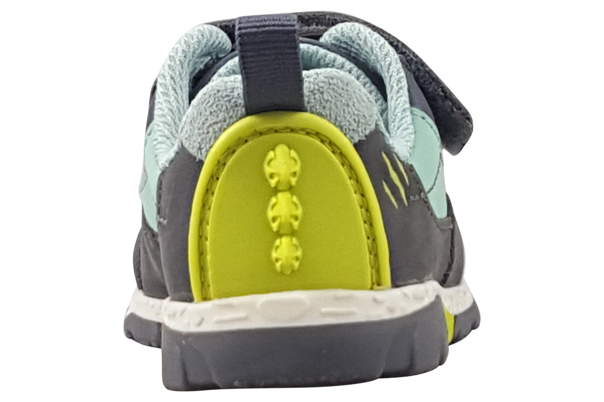 clarks steggy2 park t grey green boys sandals back