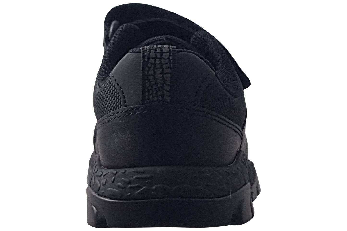 Clarks Steggy2Soar K Black Leather F Boys School Shoes