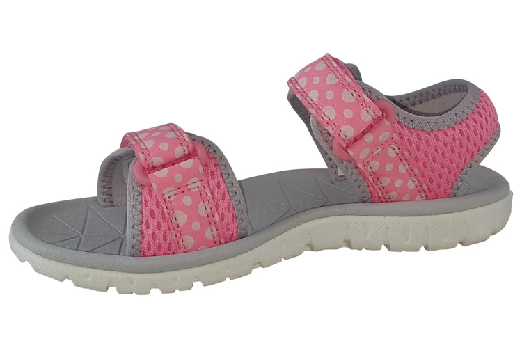 Clarks Surfing Tide K Pink Combi Girls Sandals