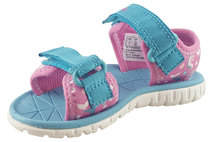 Clarks SurfingTide T. Hot Pink Girls Sandals