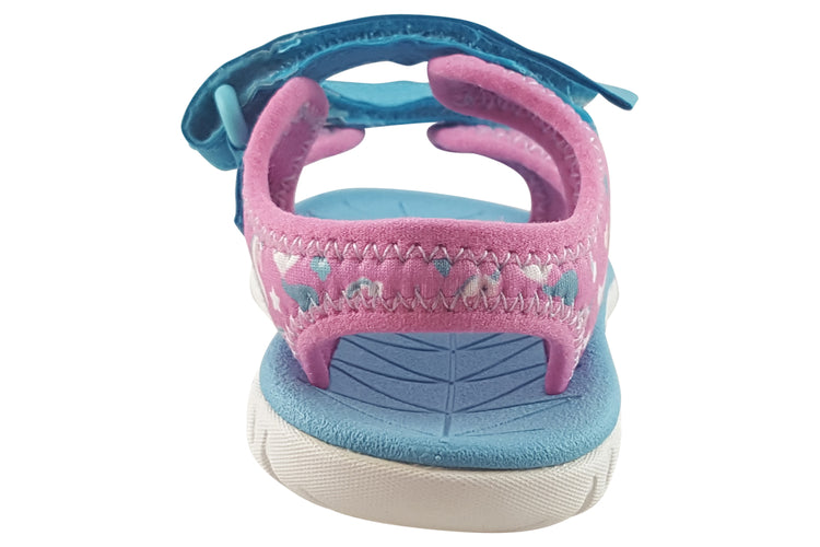 Clarks SurfingTide T. Hot Pink Girls Sandals