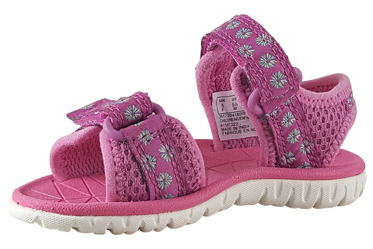Clarks SurfingTide T.O Hot Pink Girls Sandals