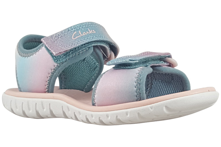 Clarks SurfingTide K. Pastel Girls Sandals