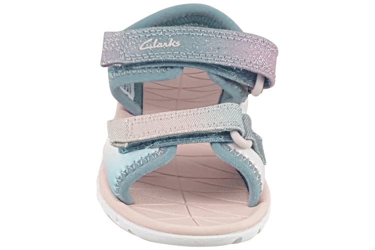 Clarks SurfingTide T. Pastel Girls Sandals