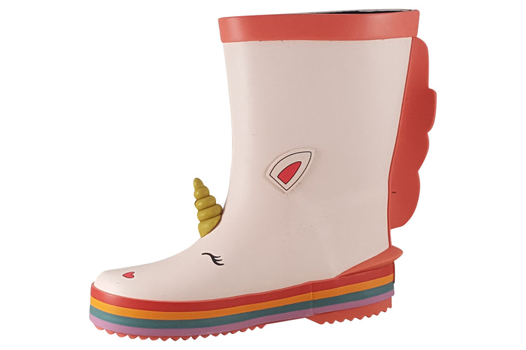 Clarks Tarri Run T. Girls Wellingtons Pink Combi
