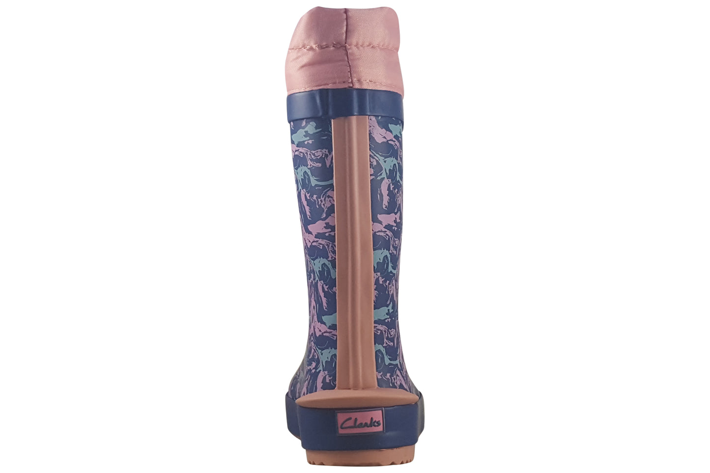 Clarks Tarri Race K. Blue Combi Girls Wellingtons