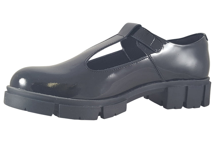 Clarks Teala Bar Black Patent Womens Shoes
