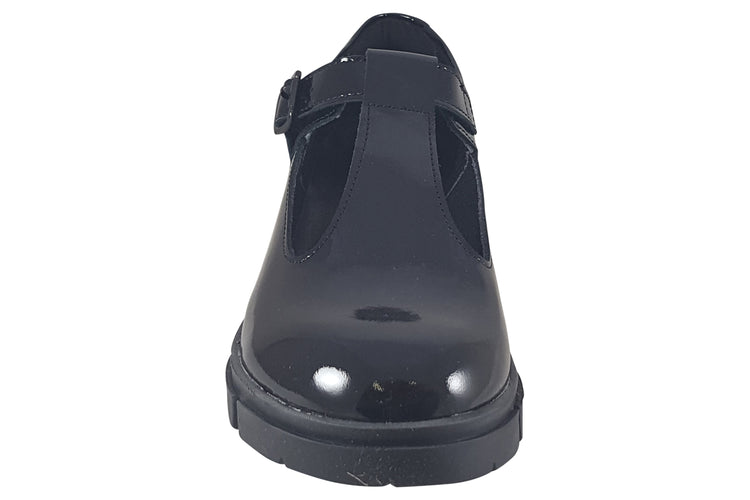 Clarks Teala Bar Black Patent Womens Shoes
