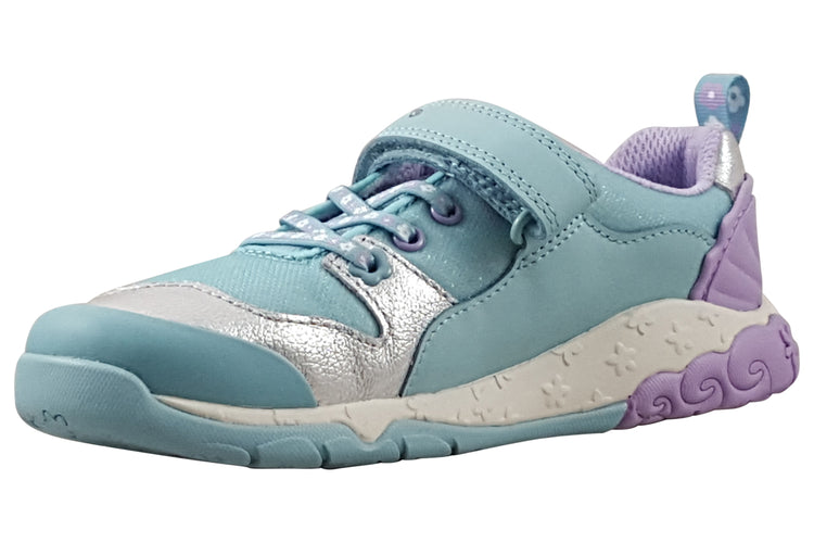 Clarks Tidal Shell K. Light Blue Comb Girls Sports