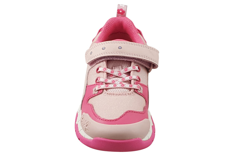 Clarks Tidal Shell K. Pink Combi Girls Sports