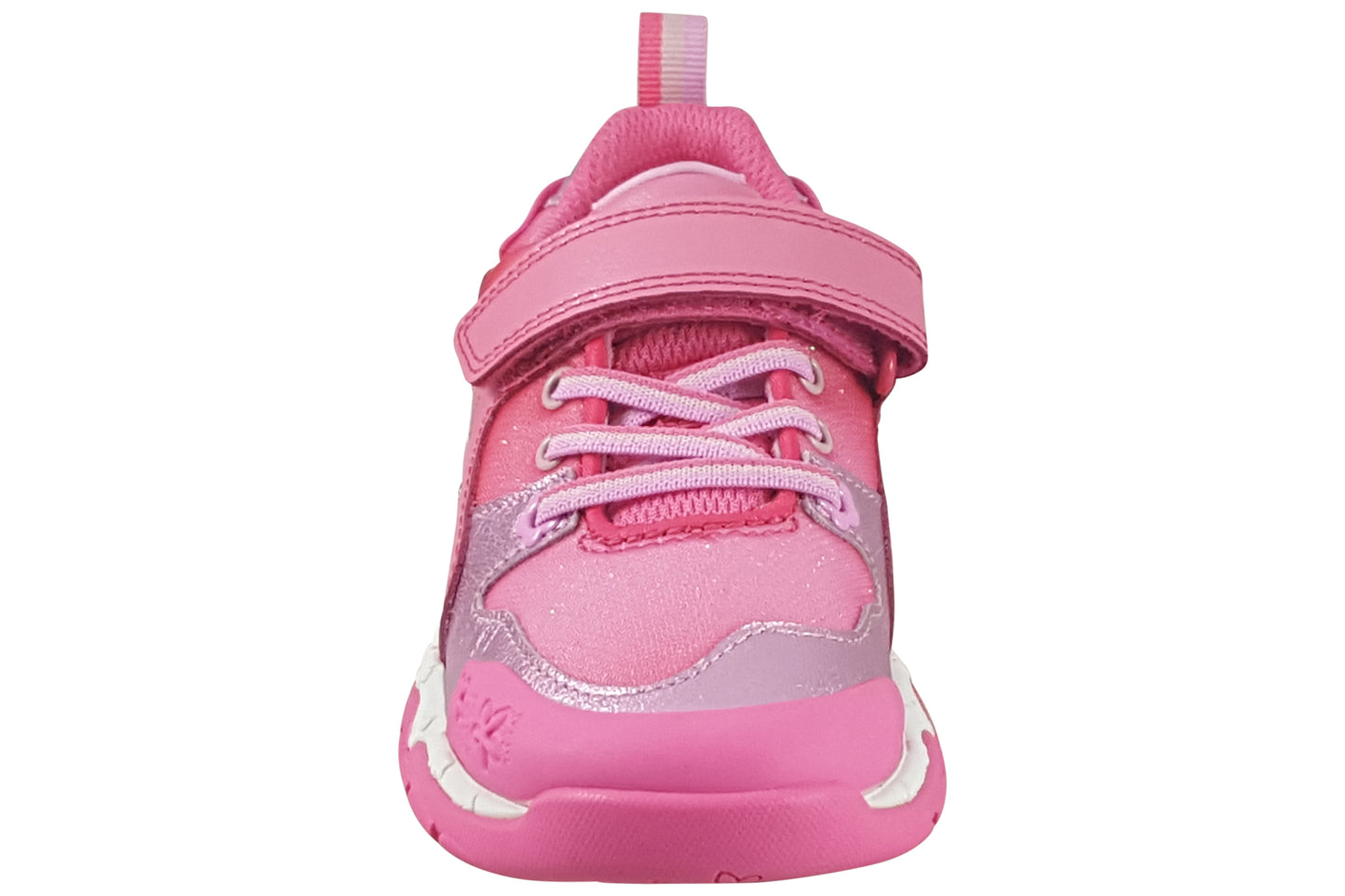 clarks tidal shell k. pink girls trainers top