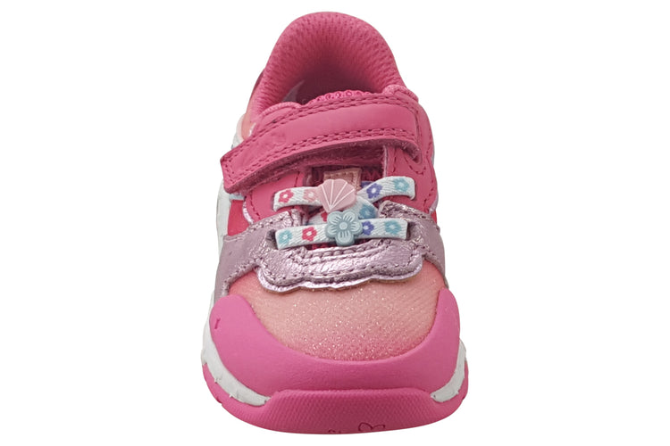Clarks Tidal Star T. Bright Pink Com Girls Sports