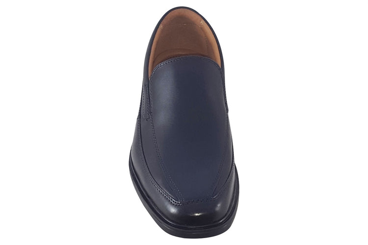 Clarks Tilden Free Black Leather Mens Shoes