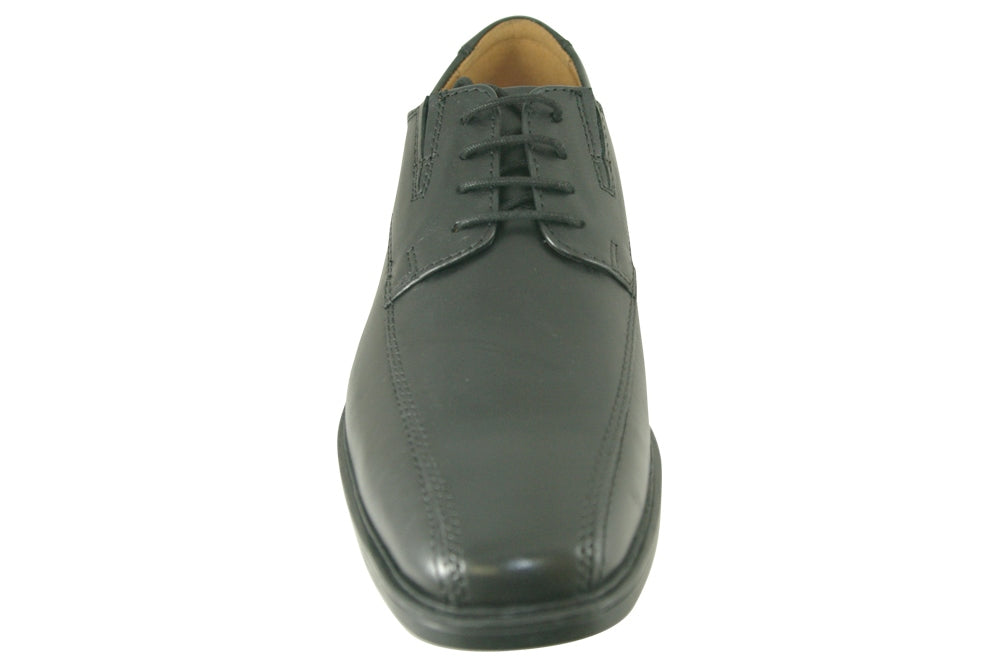 clarks tilden walk mens shoes black leather top mens shoes right