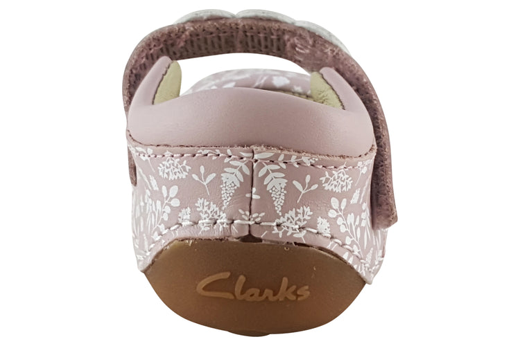 Clarks Tiny Flora T. Pink Girls First Shoes