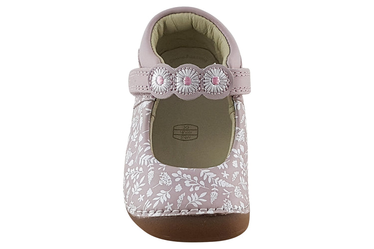 Clarks Tiny Flora T. Pink Girls First Shoes