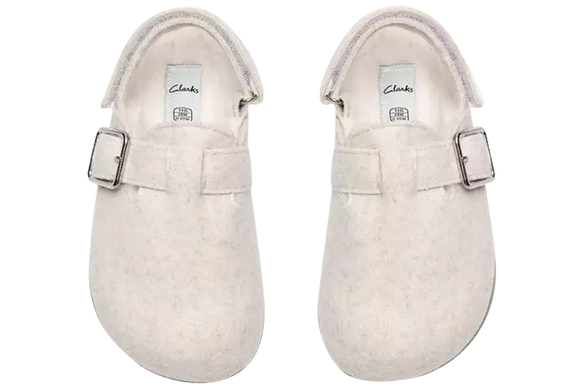 Clarks ToastieSnug K Oatmeal Girls Slippers