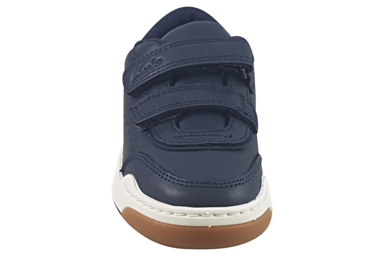 Clarks Urban Solo K Navy Boys School Shoes