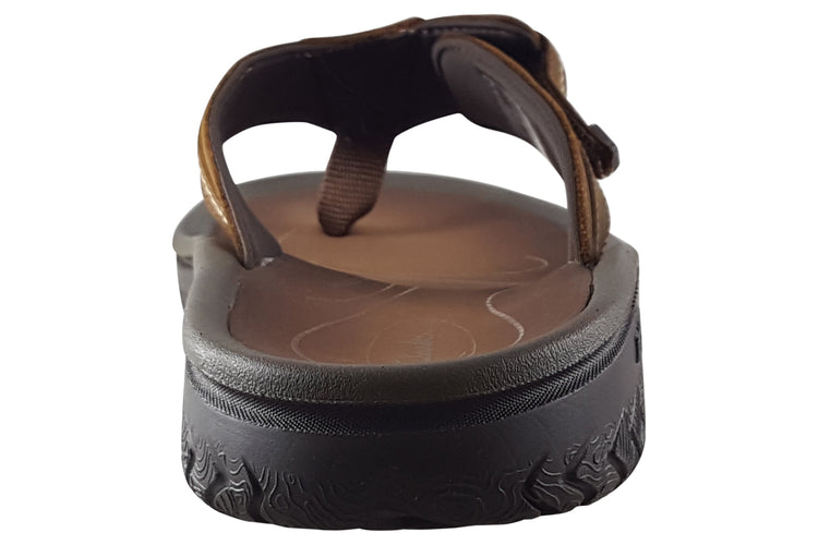 Clarks Wesley Sun Beeswax Leather Mens Sandals