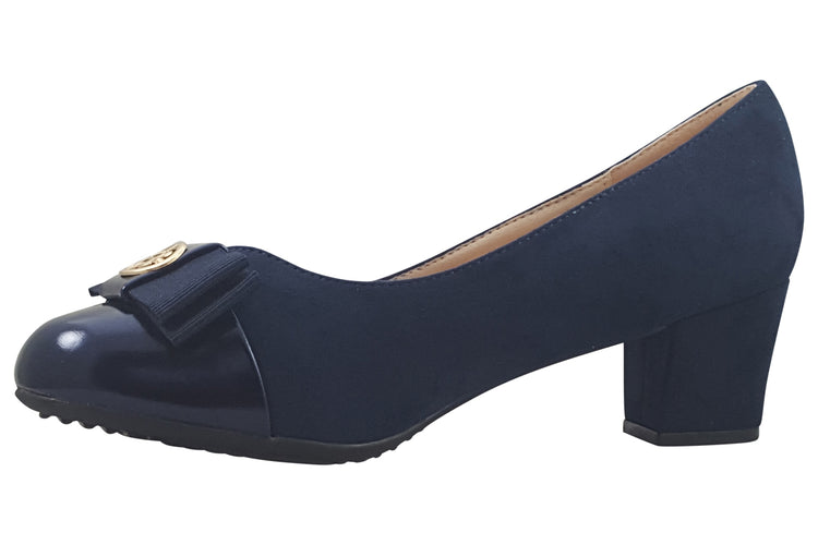 Cocco Ritz Brenda 1011 Navy Micro Womens Shoes