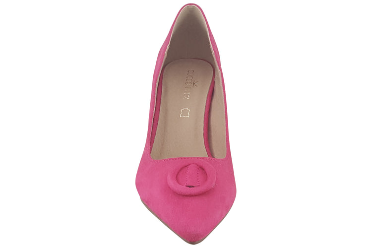 Cocco Ritz Button Coco1023 Fuschia Micro Womens Shoes