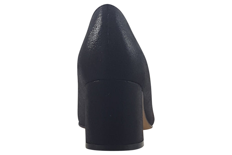 Cocco Ritz Clara 1012 Black Metallic Fabric Womens Shoes