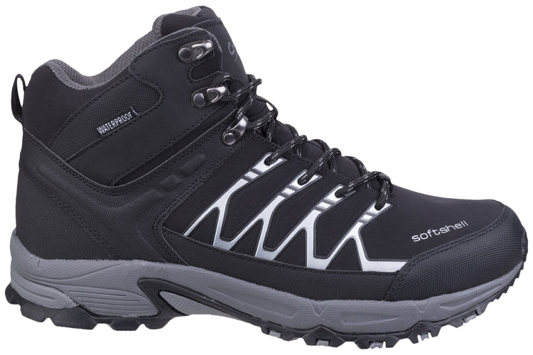 Cotswold Abbydale Mid Black/Grey Mens Boots