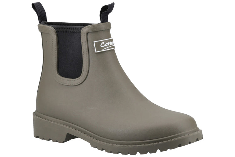 Cotswold Barton W Khaki Womens Wellingtons