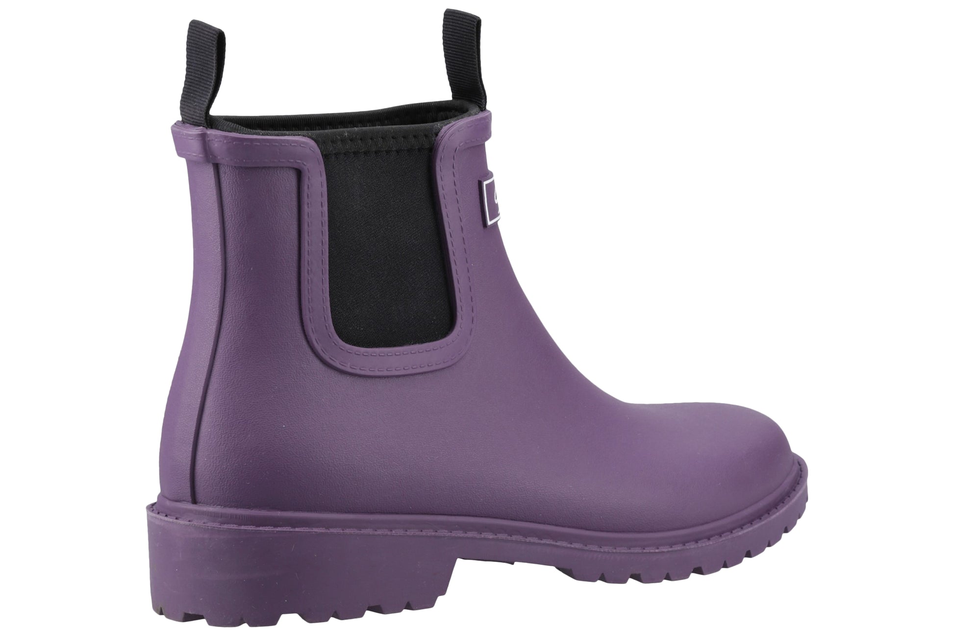cotswold-barton-plain-rubber-wellingtons-purple-back-angle