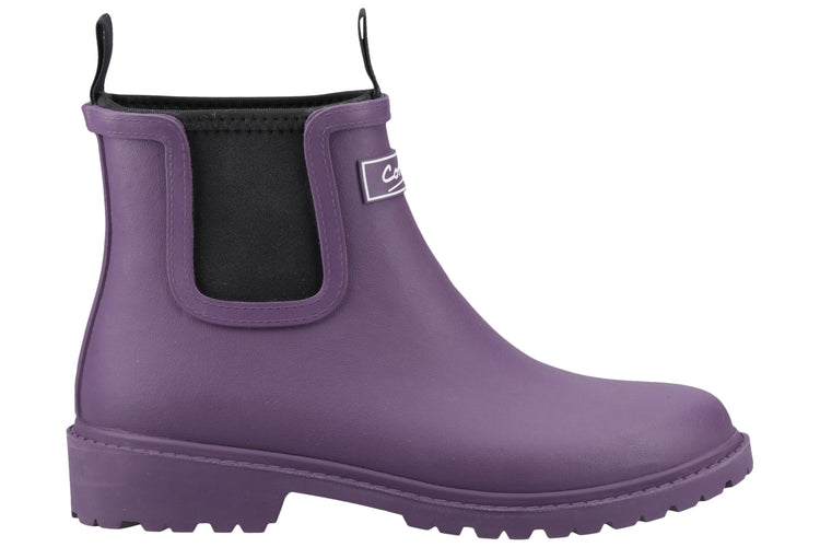 Cotswold Barton W Purple Womens Wellingtons