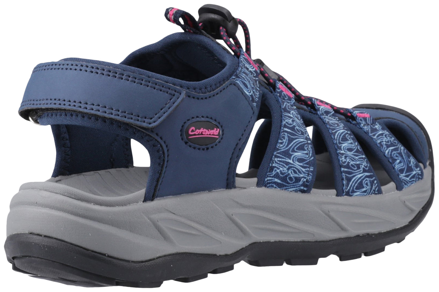 Cotswold Bilbury Navy/Fuchsia Womens Sandals