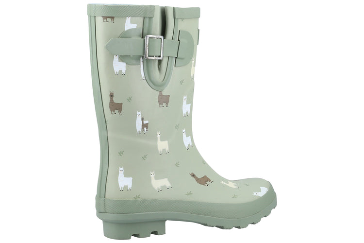 Cotswold Farmyard Mid Alpaca Womens Wellingtons