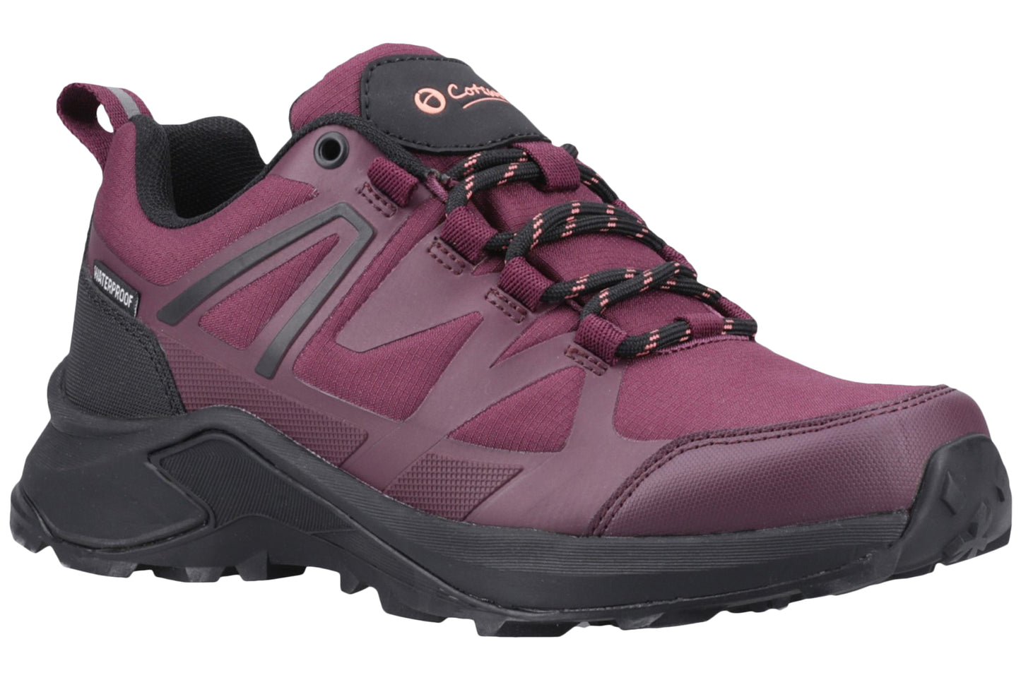 Cotswold Horton Low Burgundy Womens Shoes