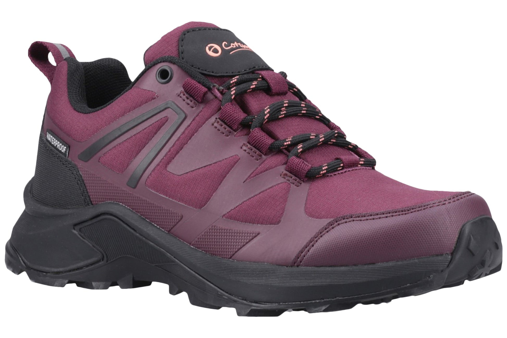 cotswold-horton-low-ladies-hiking-shoes-burgundy-right