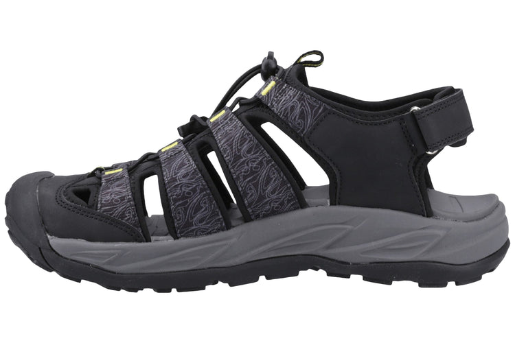 Cotswold Minster Black Mens Sandals